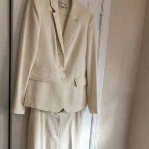 Great winter white suit.